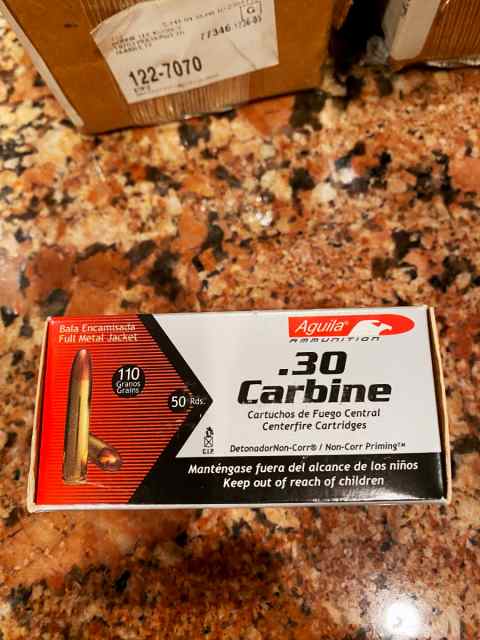 1000 ROUNDS .30 CAL CARBINE AMMO