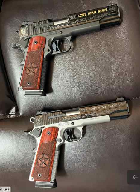 Sig 1911 Texas Edition - Pair 45 ACP 