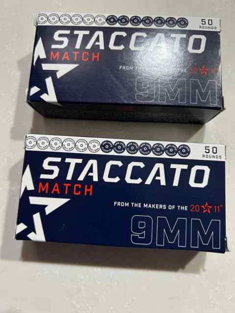 Staccato 9mm Match ammo