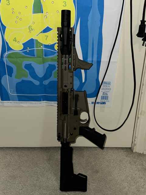Brigade MFG BM-9 Forged 9mm AR Pistol 9&quot; Barrel 8&quot;
