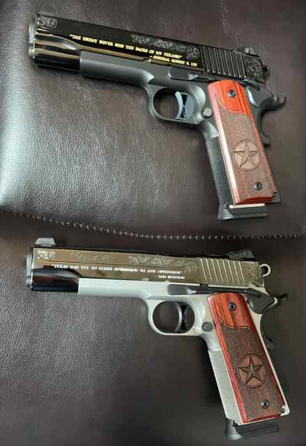 Sig Texas Lone Star 1911 s - Both