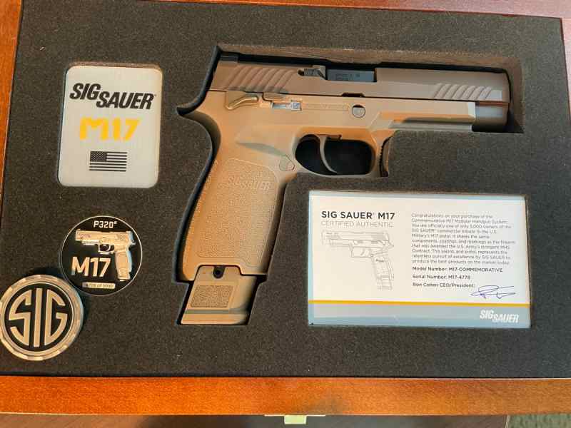 NEW SIG M17-COMMEMORATIVE WITH PRESENTATION BOX