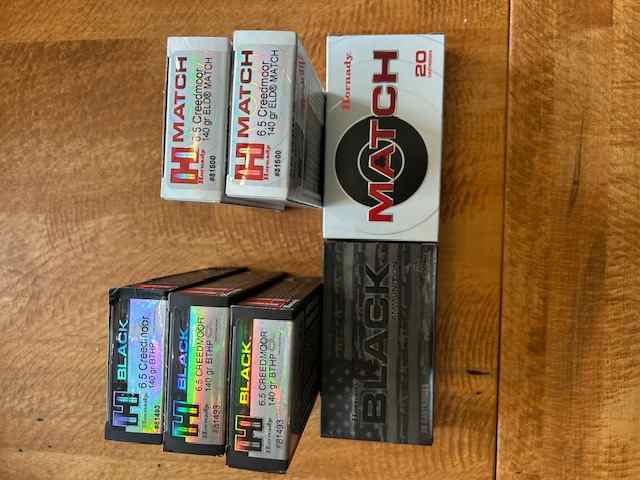 6.5 Creedmor Hornady Match, Hornady Black