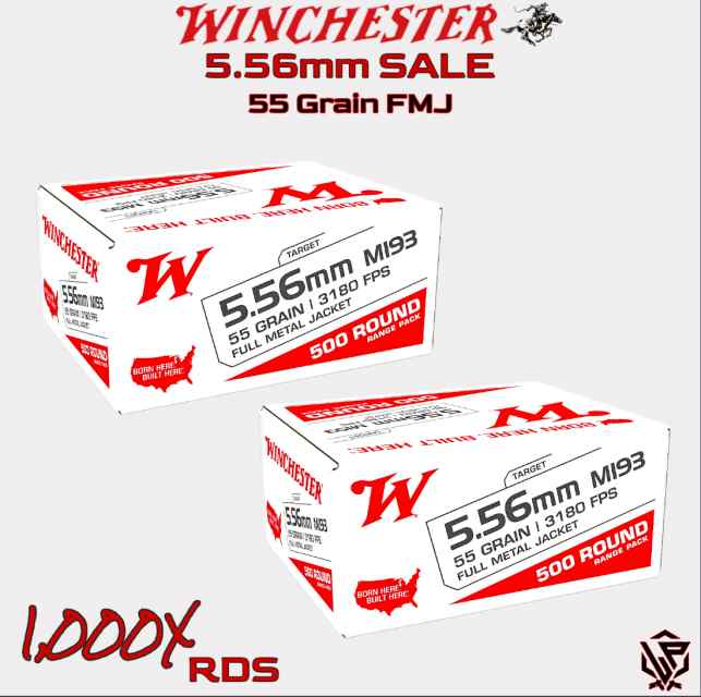 Winchester 5.56 M193 - 1000Rds