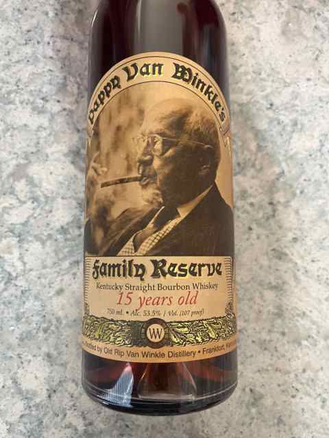 RARE Bourbon PAPPY VAN WINKLE 15 yr trade for guns