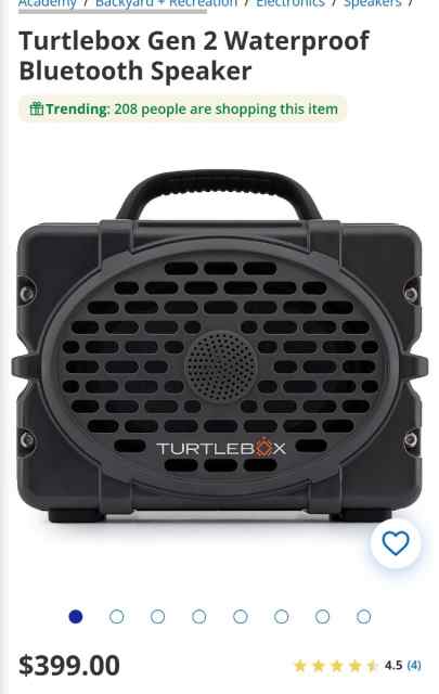 Brand New Unopened Turtlebox Gen2 Speaker