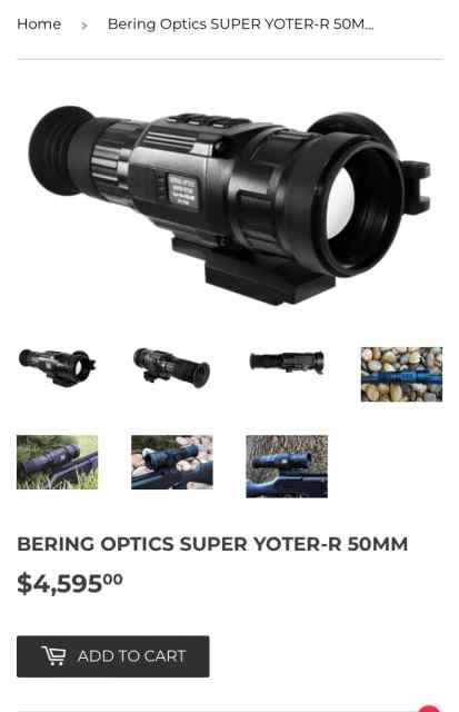 Bering Optics Super Yoter Thermal scope