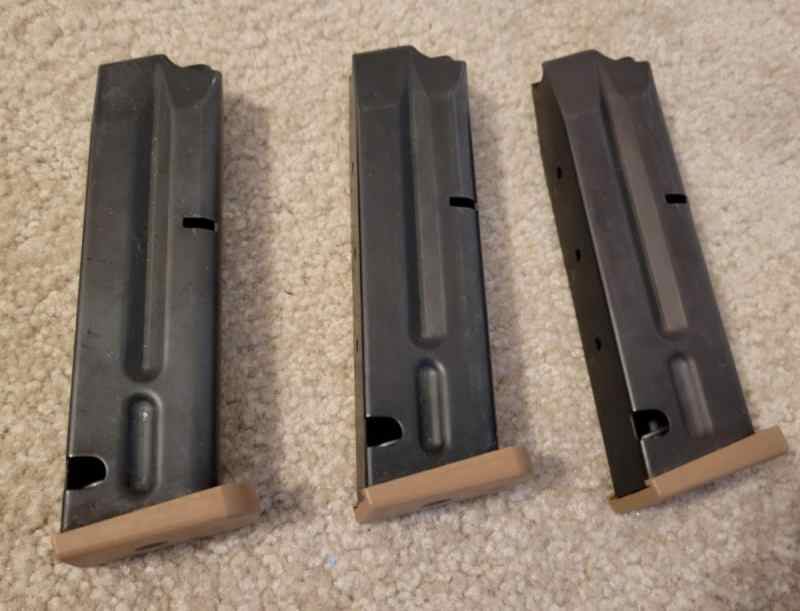 3 New Beretta M9A3 9mm 10 Round Magazines 