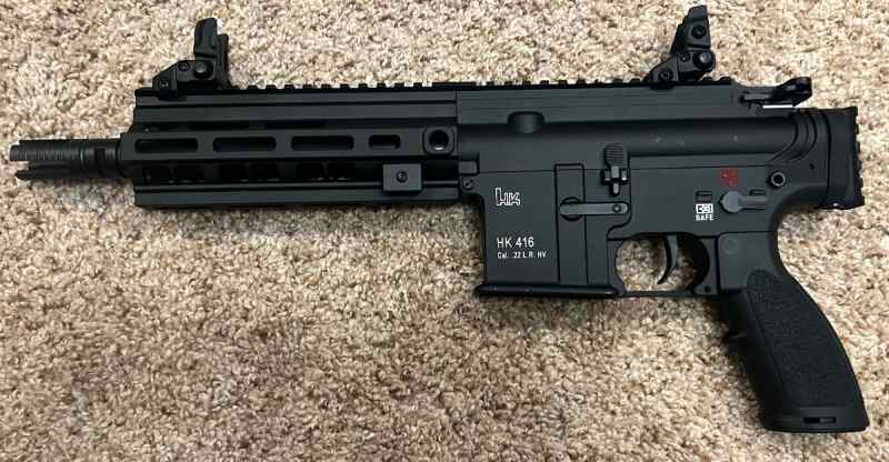 HK 416 .22 LR Pistol, Black