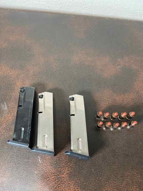 Beretta 84 .380 magazines + Hornady HP ammo