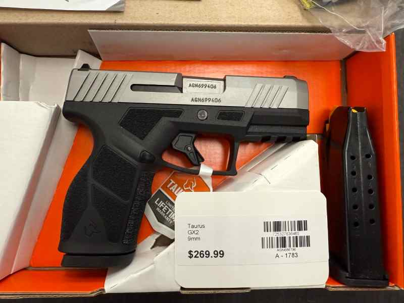 TAURUS GX2 9MM (WARF ARMS) $269.99 B/S