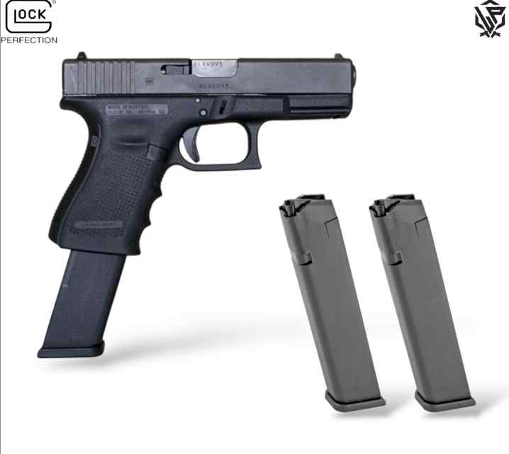 2X PK - OEM Glock .40S&W Magazines - Black 