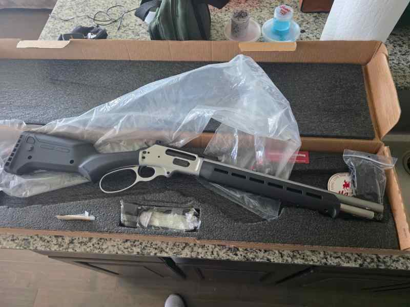 Marlin 1895 Trapper Stainless, Threaded, Magpul Fu