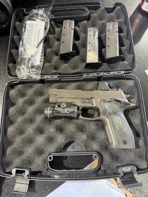 Sig p226 SAO with Romeo x pro optic