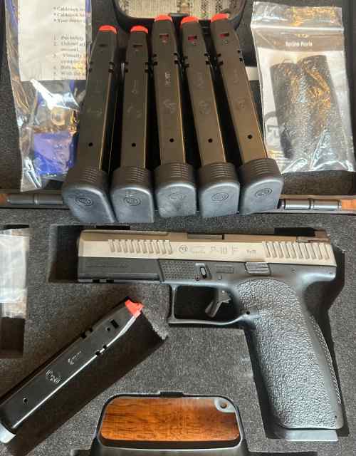 customized CZ P10F 9mm 19rd + extras