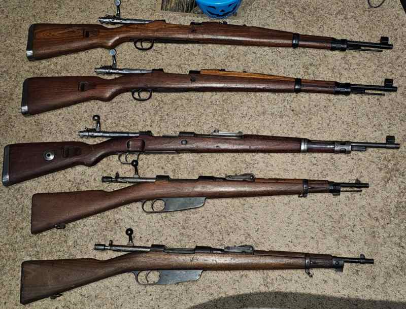 Zasteva m48s, and carcano carbines